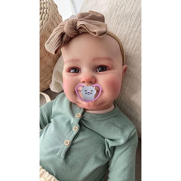 Reborn Baby Doll with Soft Body Realistic Newborn Toddler Girl Look Real - Picture 4 of 6